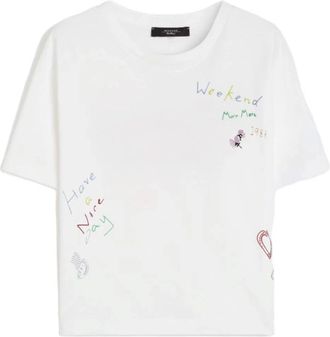 Max Mara Mujer, Camisetas, Beige, Talla: S