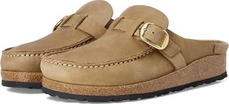 Birkenstock Buckley - Oiled Leather Womens Clog Shoes Tobacco Brown : EU 36 (US Womens 5-5.5) Regular, Suede