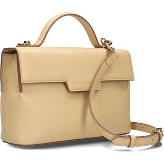 Smaak Flora Mini Handtas - Dames - Tassen - Geel - Maat: ONE Size Leer