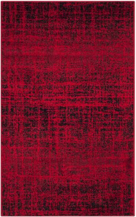 Safavieh Alfombra contempor&aacute;neo de polipropileno rojo/negro, 122 x 183 cm
