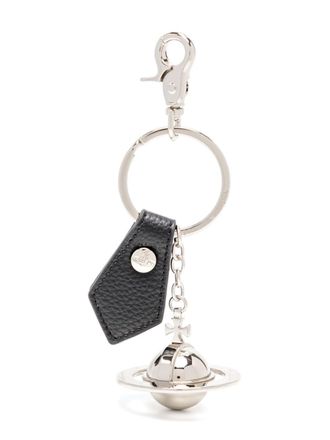 Vivienne Westwood 3D-Orb keychain - Silver