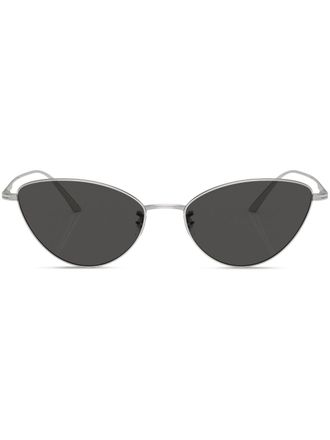 Oliver Peoples Occhiali da sole cat-eye 1998 - Argento