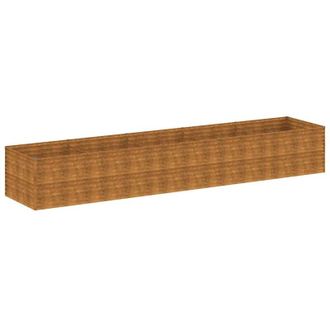 vidaXL vidaXL Fioriera Rialzata da Giardino 479x100x69 cm in Acciaio Corten