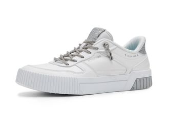 Skechers Womens Jade Radeant Reflections Hands Free Slip-ins, White, 7