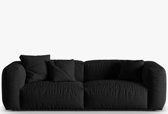 MICADONI Modulares 3-Sitzer Design Sofa Martina - Strukturstoff
