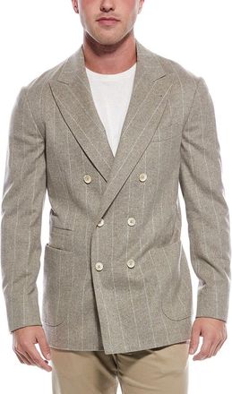 Brunello Cucinelli Wool & Cashmere-Blend Blazer