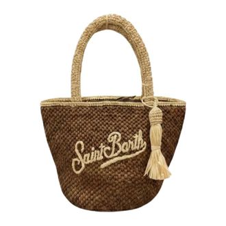 Saint Barth Tassen, Dames, Bruin, ONE Size, borse Rafia