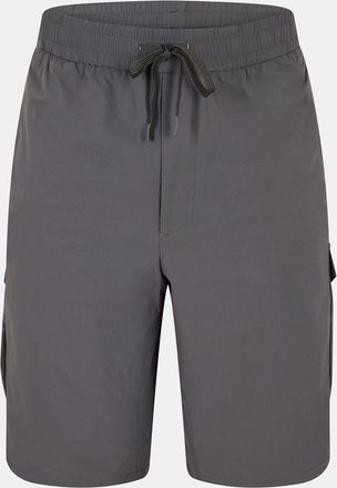 HUGO BOSS Mens Urbanex Cargo Bermuda Shorts with Elasticated Waistband in Dark Grey - Size 40 (Waist)