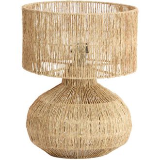 Light & Living Light & Living - L&aacute;mpara De Mesa - Arova - Natural - Textil - &Oslash;