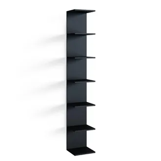 Vicco Estante De Pared Paolo, Negro, 30 X 190 Cm Vicco