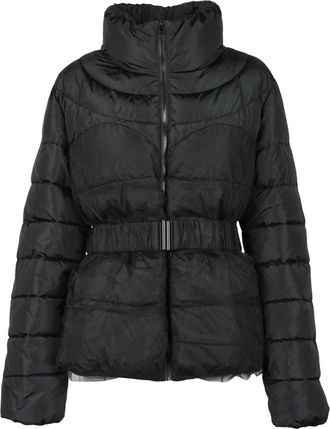 Twinset Puffer Jacket - Dames - Winterjassen - Zwart - S - Tule - Jassen