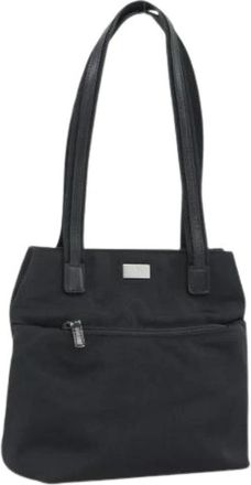 Gucci Pre-owned Vintage Tote Bag - Dames - Vintage Schoudertas - Zwart - ONE Size - Leer - Vintage