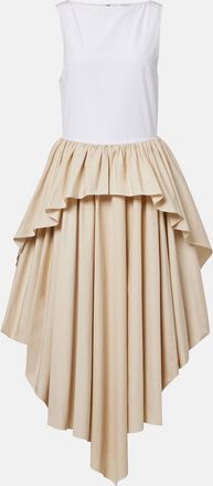 Loewe Paulas Ibiza cotton poplin midi dress