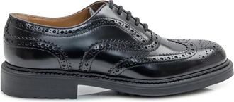 Doucal's Veterschoenen - Heren - Veterschoenen - Zwart - 44 EU - Leer - Schoenen