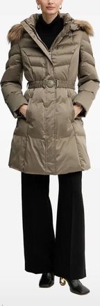 Guess Co Piumino con fibbia logo - Toni neutri