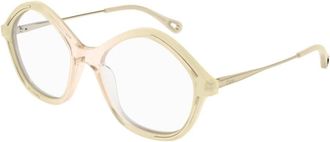 Chlo&eacute; Kristalgele Brillenmonturen - unisex - Brillen - Geel - 52 MM - Accessoires