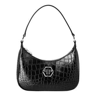 Philipp Plein Shoulder Bags, female, Black, Size: ONE SIZE Shoulder Bag Cocco