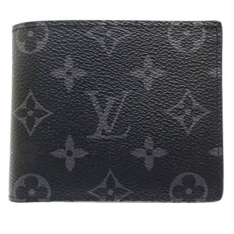 Louis Vuitton Monogram Eclipse Noir Monogram Eclipse Wallet (Bi-Fold) (Pre-Owned)