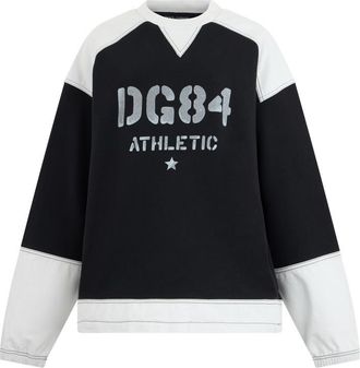 Dolce & Gabbana Black Graphic Print Sweatshirt