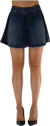 Haikure Rokken, Dames, Blauw, W28, Denim, Minnie J Denim Rok
