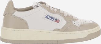 Autry Womens Sneakers Medalist Colour-Block Leather Multicolour Trainers