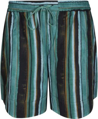 Pinko Mujer, Pantalones cortos, Verde, Talla: L