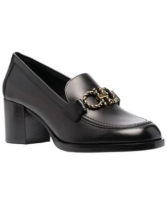 Ferragamo Gancini Leather Loafer
