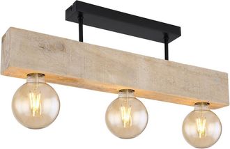 Globo Lighting Plaf&oacute;n - Adalie - Natural - Metal - E27 - 15455-3d