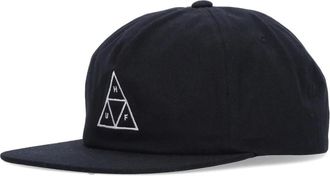 HUF Triple Triangle Snapback Pet Zwart - Heren - Petten - Zwart - ONE Size - Katoen - Accessoires