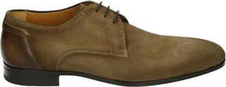 Magnanni Schoenen, Heren, Bruin, 44 EU, Suède, Bruine Suède Business Schoenen