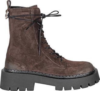 Vic Matié Schoenen, Dames, Bruin, 39 EU, Leer, Suede Anfibio Laars met Rits