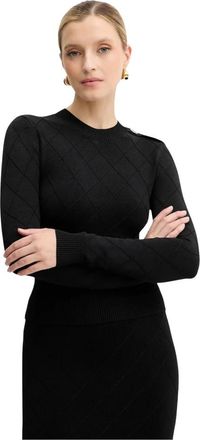 Marciano Miley Trui met Lange Mouwen - Dames - Ronde hals truien - Zwart - XL - Truien & Vesten