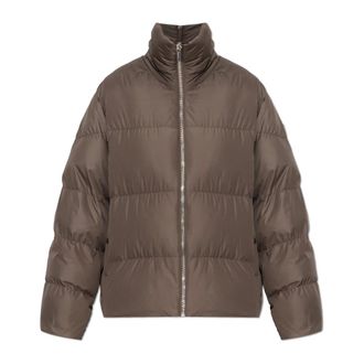 Rick Owens Down Jackets, unisex, Brown, Size: XS Cyclopic Jacket