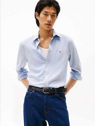 Tommy Hilfiger Performance Slim Fit Pique Oxford Shirt