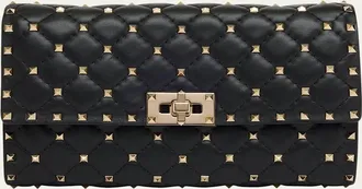 Valentino Garavani Quilted Rockstud Leather Shoulder Bag