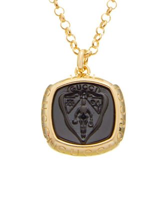 Gucci Crest Necklace