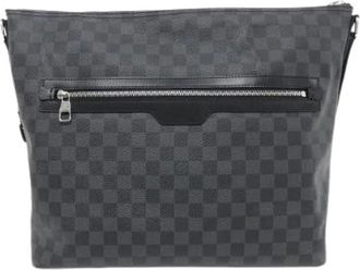 Louis Vuitton Pre-owned Cross Body Bags, male, Black, Size: ONE SIZE Pre-owned Mick Damier Graphite Shoulder Bag