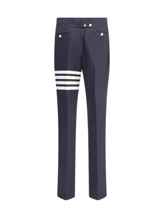 Thom Browne Wool Trousers - Navy