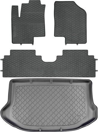 OEM Hyundai Ix20 Hatchback De Mayo De 2010 A 2019. Juego De Alfombrillas De Goma Para Coche Y Alfombrilla Para Maletero