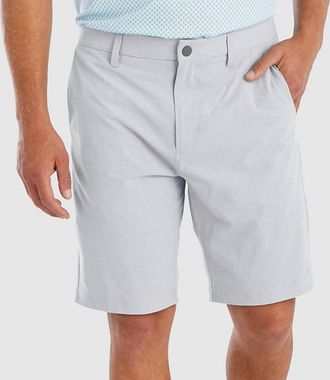 Johnnie-O Calcutta Prep-Formance Woven Shorts - 9 In Chrome