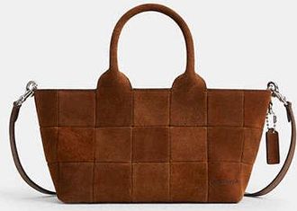 Coach Alter/Ego Small Tote Bag In Upcrafted Suede