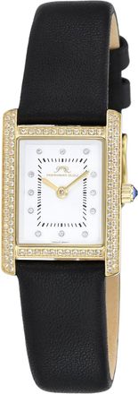 Porsamo Bleu Karolina Womens Diamond Watch with Topaz Set Bezel, 1084AKAL
