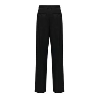 Maison Margiela Dames, Broeken, Zwart, Maat: L Wol