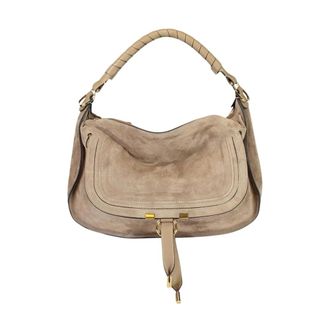 Chlo&eacute; Tassen, Dames, Bruin, ONE Size, Katoen, Marcie Schoudertas