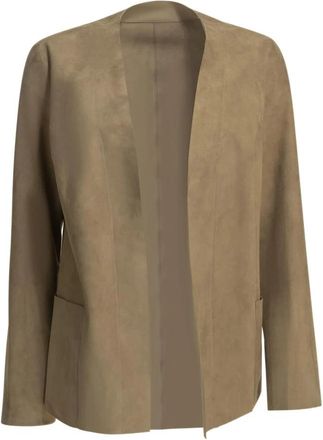 Salvatore Santoro Su&egrave;de Open Front Jas - Dames - Blazers - Beige - M - Su&egrave;de - Jassen