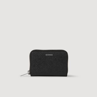 Sandro Zipped cord wallet