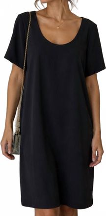 Escada Womens Short-Sleeve Sheath Dress In Navy