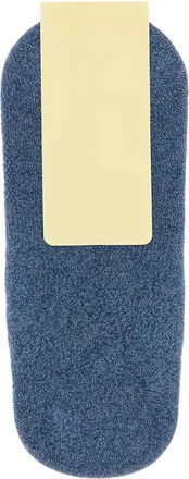 Gallo Mens Melange Air Force Stretch Cotton Blend Invisible Socks Denim Calze