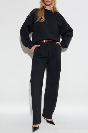 Victoria Beckham Crew Neck Sweatshirt, Womens, Black