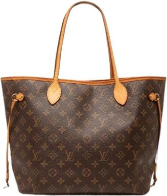 Louis Vuitton Pre-owned Neverfull MM - Dames - Vintage Shopper - Bruin - ONE Size - Leer - Vintage